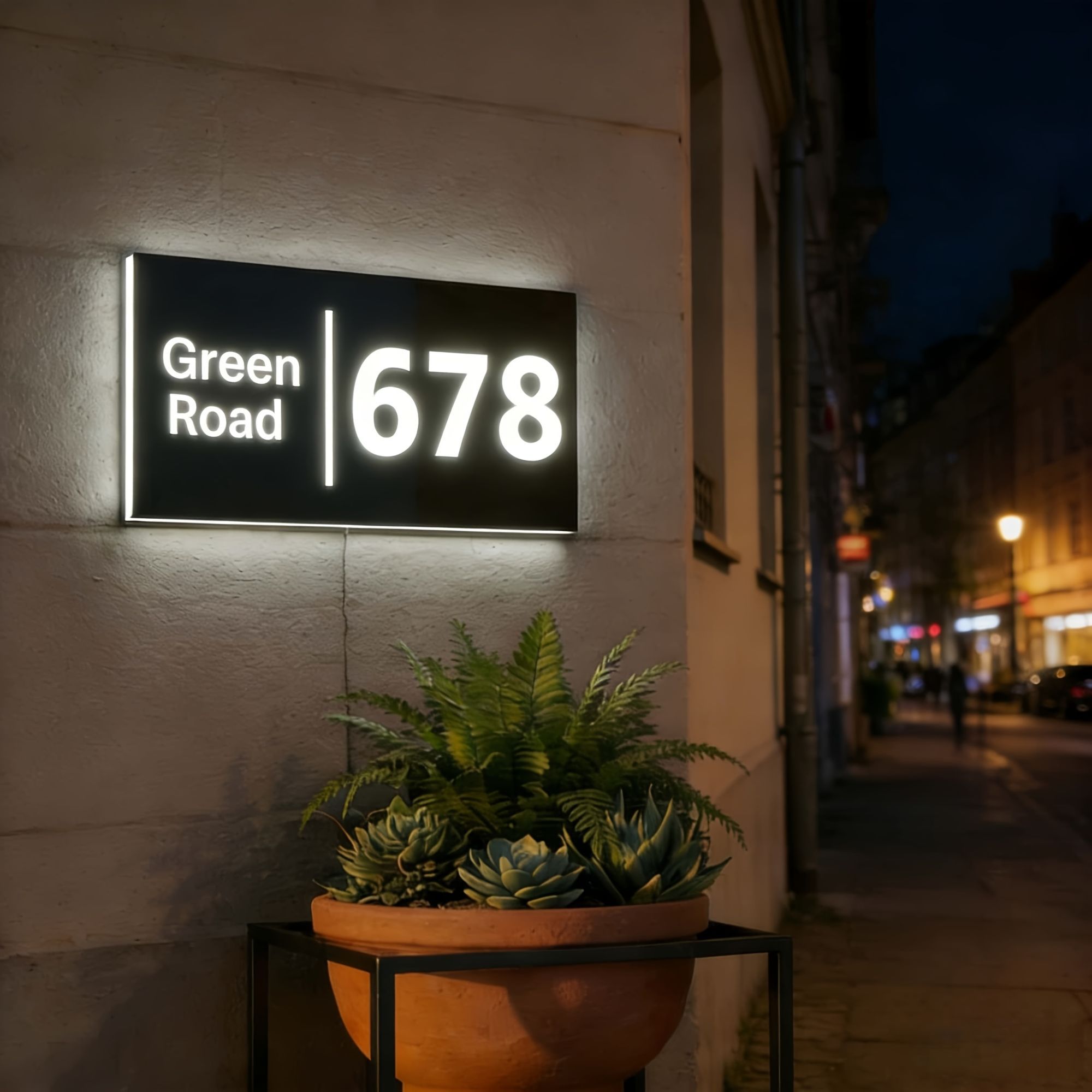 Smart Garden Restaurant - Özel Tasarım Modern Sade LED Akıllı