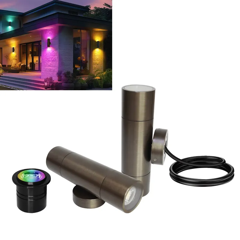 Smart Led Garden - Dayanıklı Pirinç Dış Mekan LED Duvar