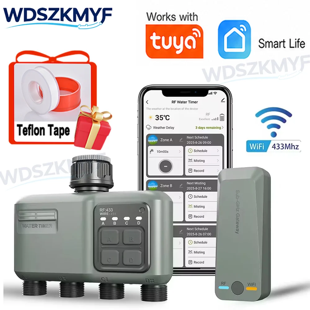 Smart Garden Valve - WiFi RF433 Akıllı Bahçe Sulama Zamanlayıcısı