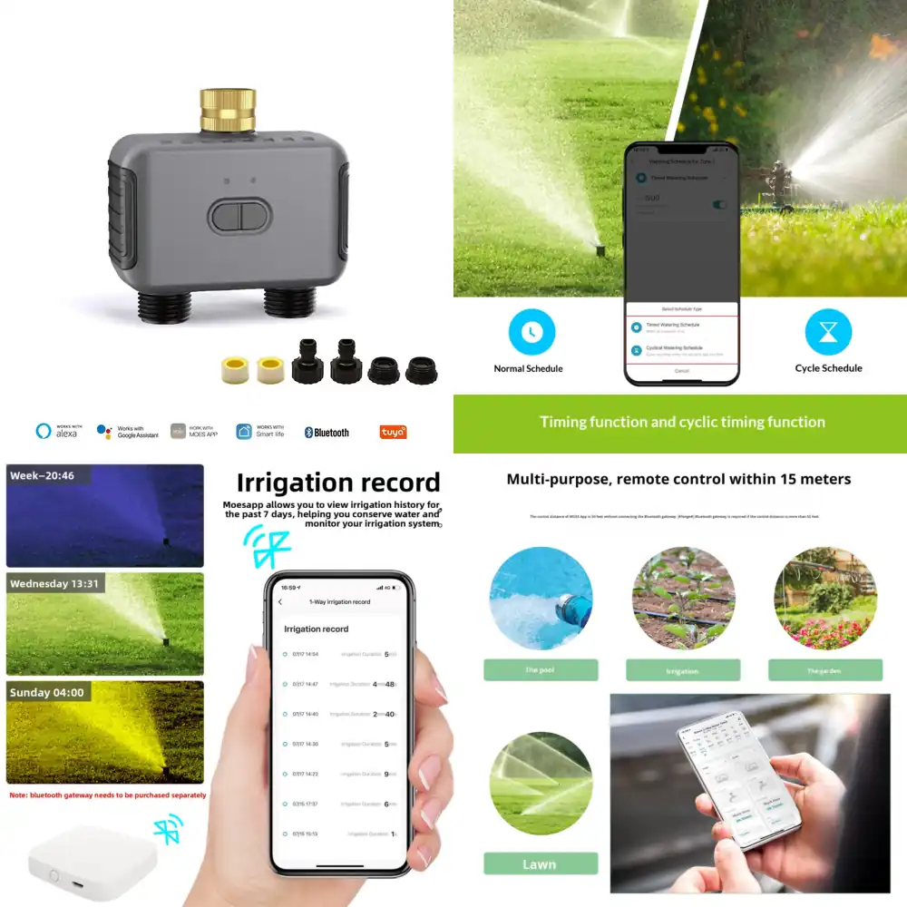 Smart Garden Valve - Qwinn 2026-Akıllı Ev Bahçe 2 Yollu