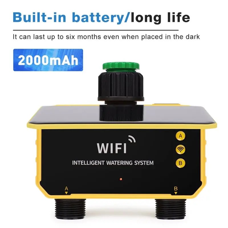 1/2 Çıkışlı WIFI Güneş Enerjil - Smart Garden Valve incelemesi ve fiyatı