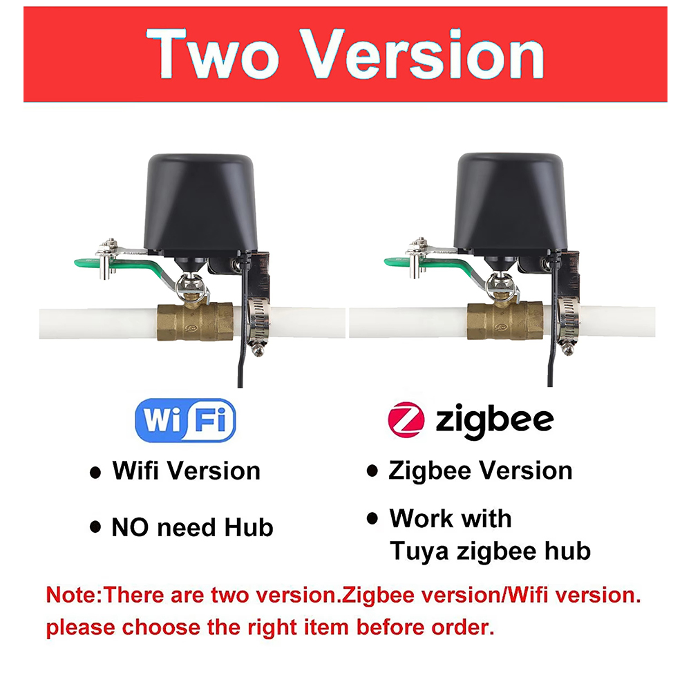 Tuya Zigbee veya Wifi Su Vanas - Smart Garden Valve incelemesi ve fiyatı