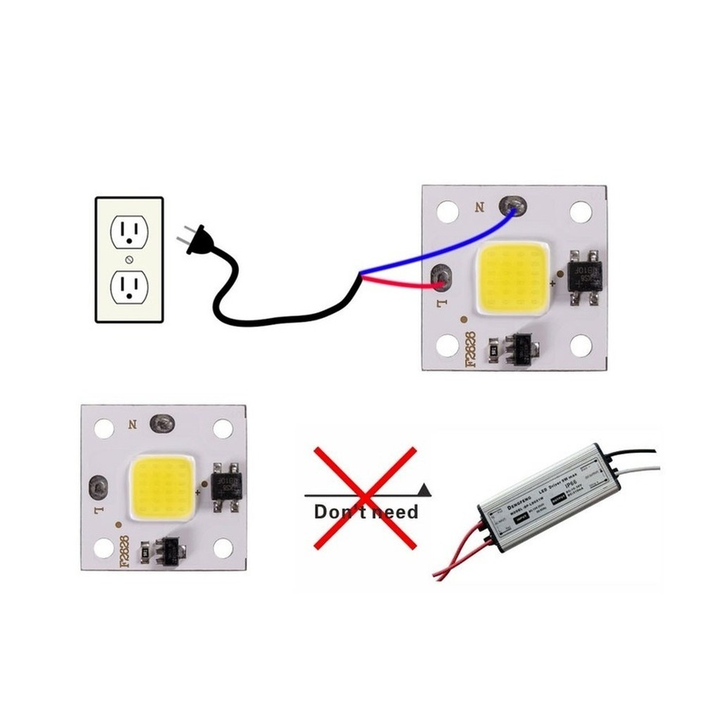 10W COB modülü 220V LED çip di - Smart Led Garden incelemesi ve fiyatı
